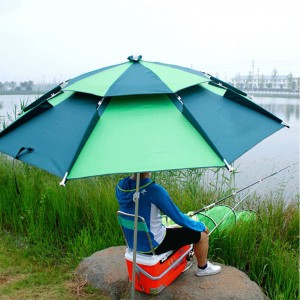 360度萬向釣魚傘，防曬隔水塗層，16根傘骨加固，晴雨兩用